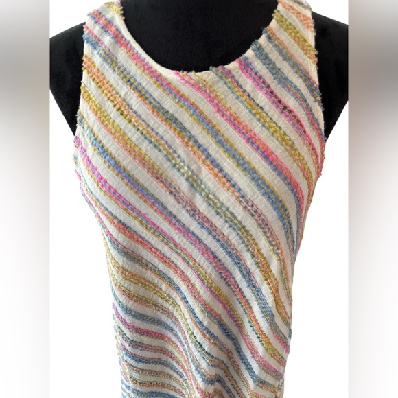 Lou & Grey Colorful Striped Sleeveless Midi Dress - Picture 2 of 12